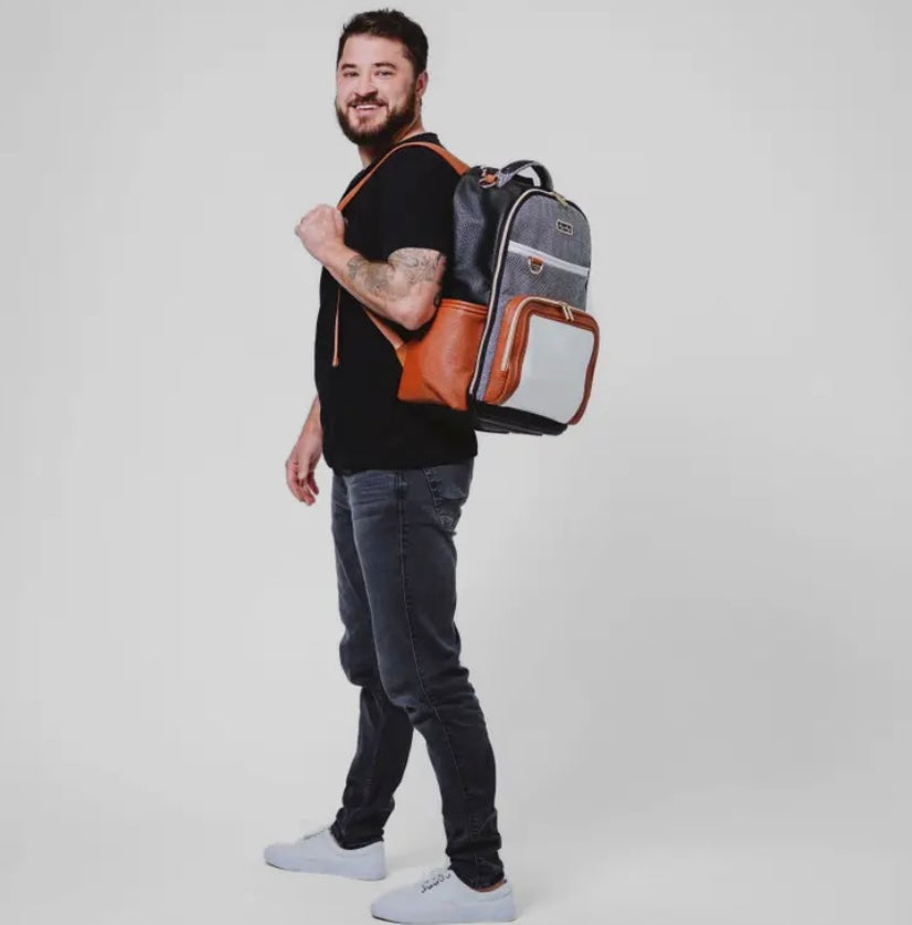 Coffee and Cream Boss Plus Backpack Diaper Bag