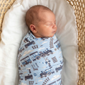Sweet Bamboo Swaddle Blanket - Choo Choo