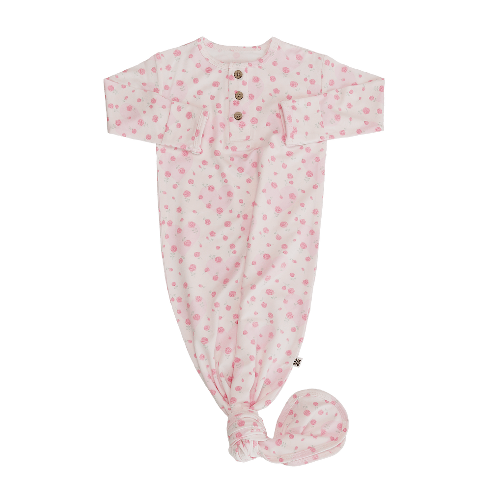Sweet Bamboo Knotted Gown Double Love