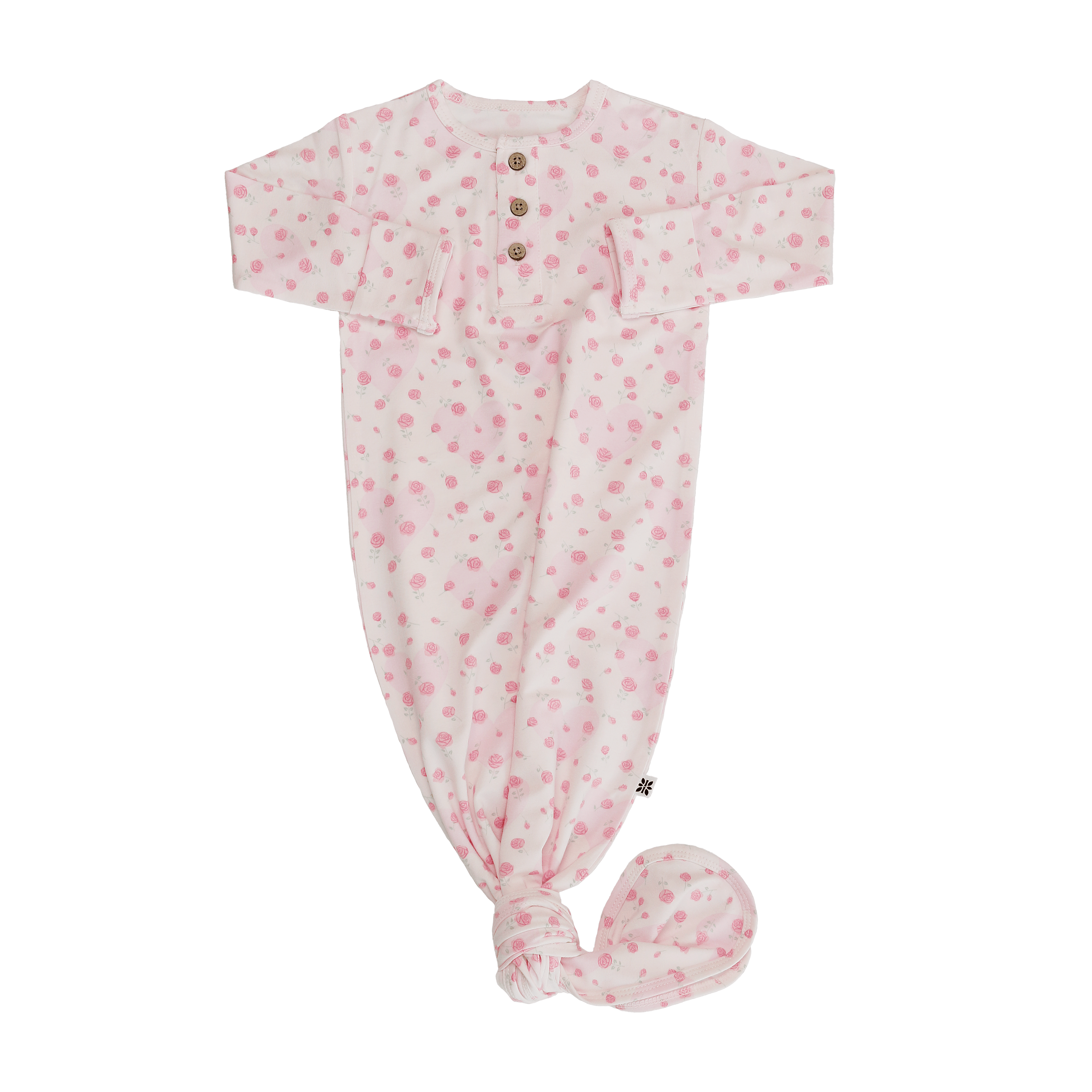 Sweet Bamboo Knotted Gown Double Love