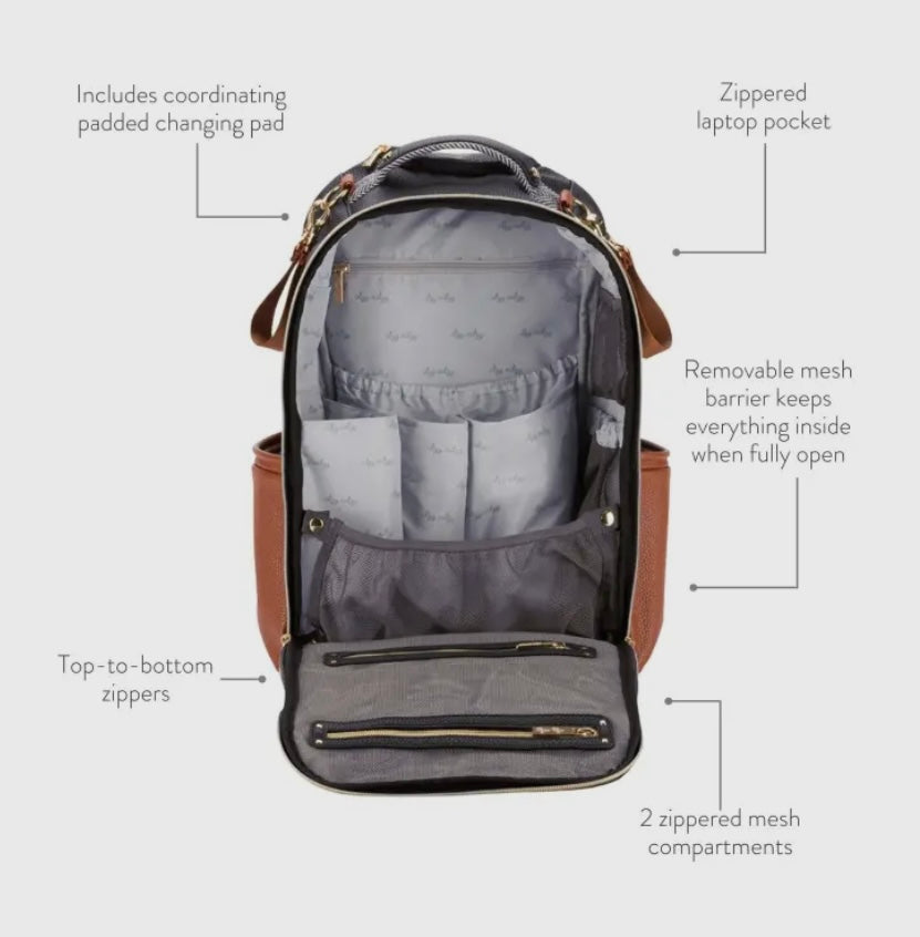 Coffee and Cream Boss Plus Backpack Diaper Bag