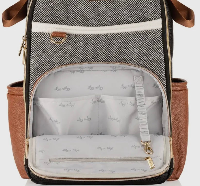 Coffee and Cream Boss Plus Backpack Diaper Bag