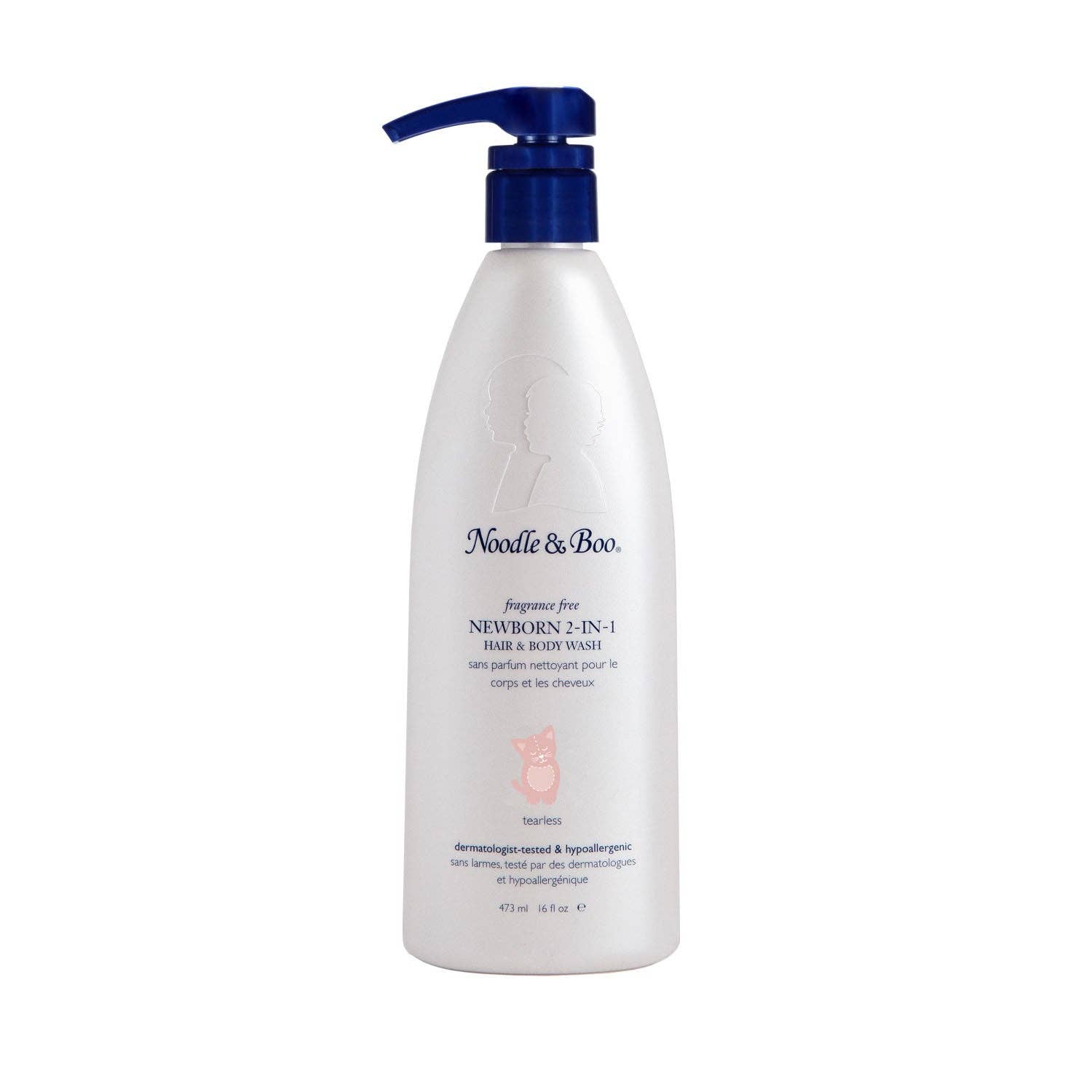 Newborn 2-in-1 Hair & Body Wash, Fragrance-Free, 16 oz