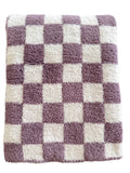 Phufy® Bliss Checkerboard Blanket, Violet