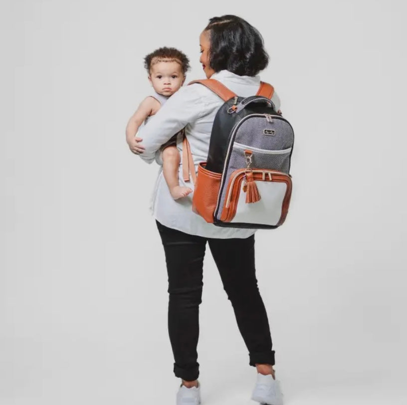 Coffee and Cream Boss Plus Backpack Diaper Bag