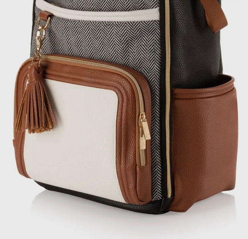 Coffee and Cream Boss Plus Backpack Diaper Bag