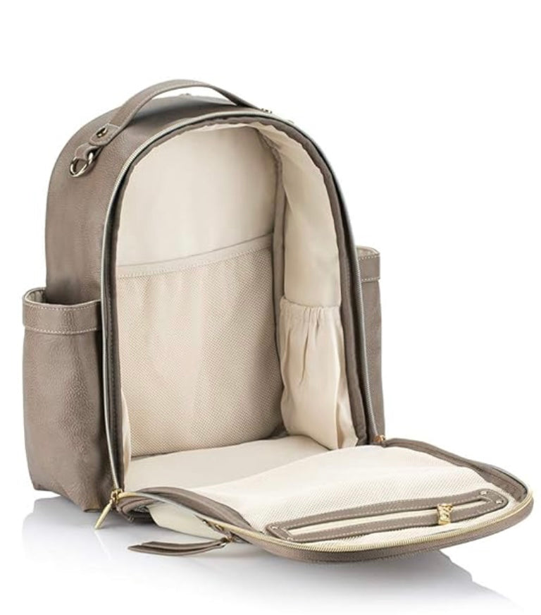 Vanilla Latte Itzy Mini Diaper Bag Backpack