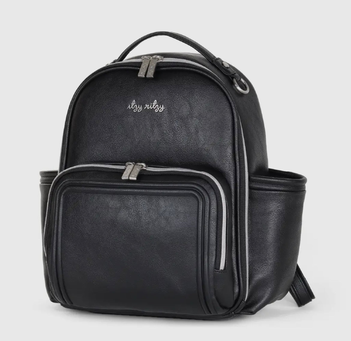 New Itzy Ritzy Noir Itzy Mini Plus Diaper Bag Backpack