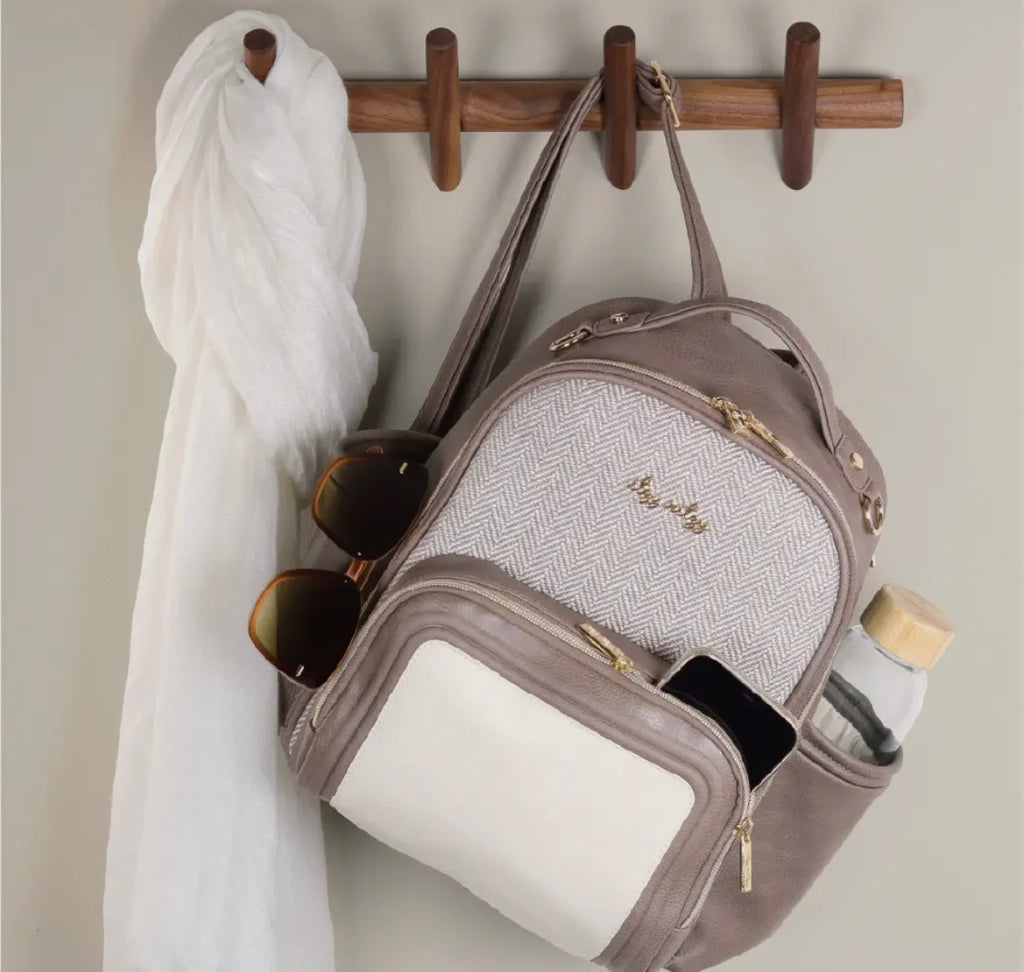 Vanilla Latte Itzy Mini Plus Diaper
Bag Backpack