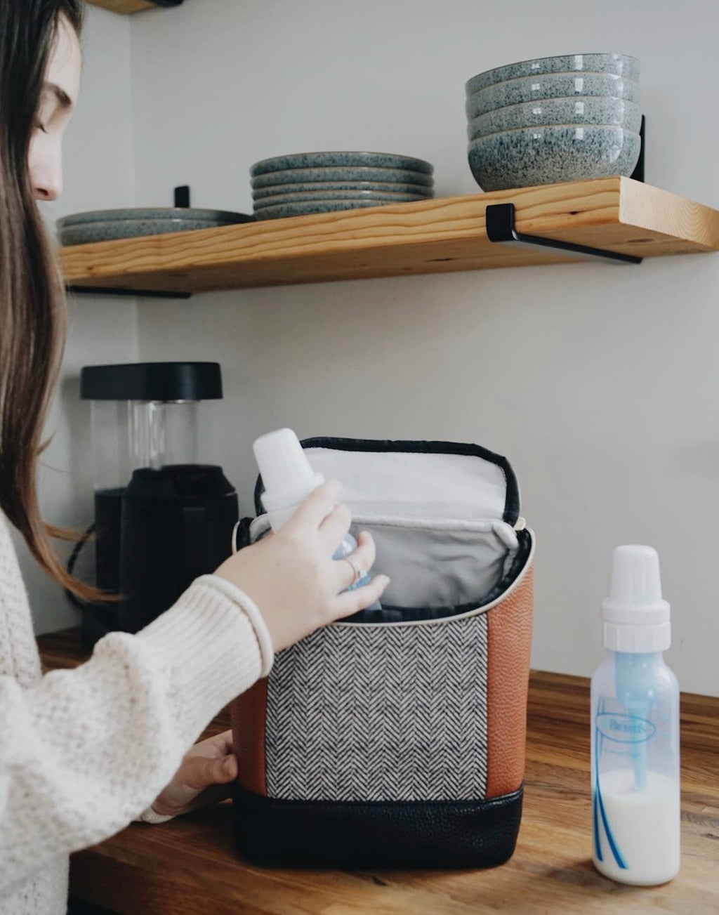 Coffee & Cream Chill Like A Boss Bottle Bag