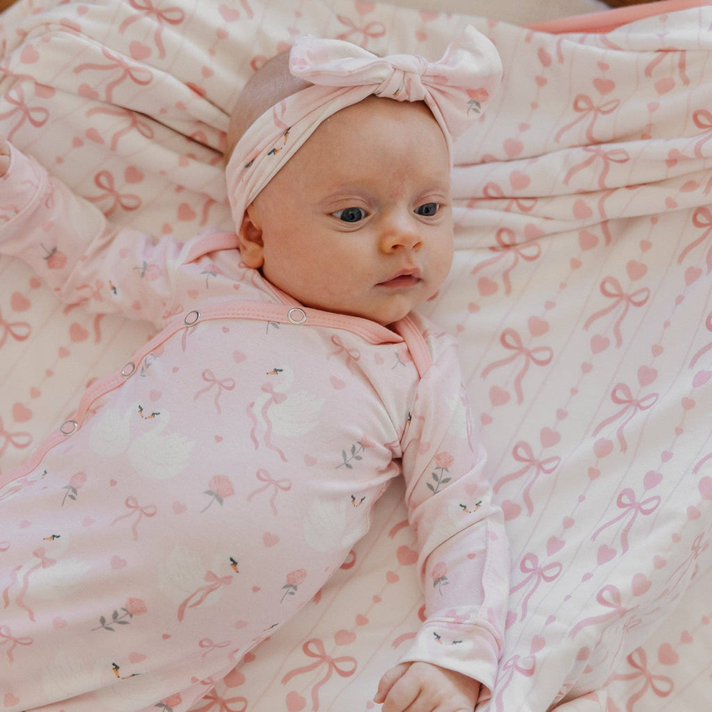 Newborn Knotted Gown - Adelia