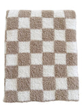 Phufy® Bliss Checkerboard Blanket, Cocoa