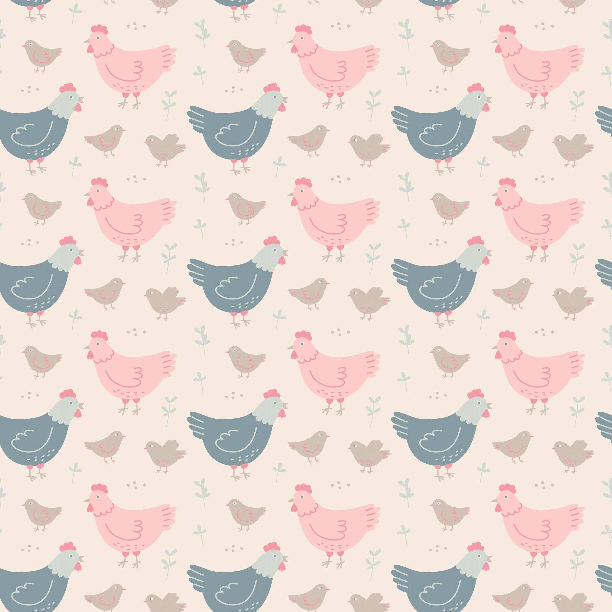 Sweet Bamboo Swaddle - Happy Hens