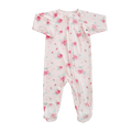 Sweet Bamboo Sweet Little Rose Zipper Footie